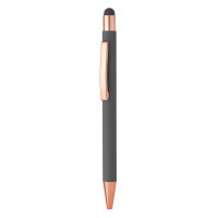 TITANIUM TOUCH GOLD, metal "touch" ball pen, gray