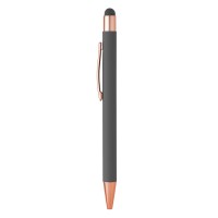 TITANIUM TOUCH GOLD, metal "touch" ball pen, gray