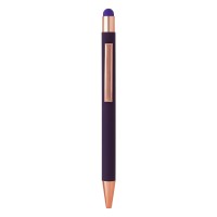 TITANIUM TOUCH GOLD, metal "touch" ball pen, purple