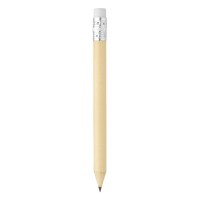 PIGMENT MINI, wooden pencil hb with eraser, beige