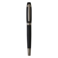 NEPTUN, regent metal ball pen and roller pen set, black