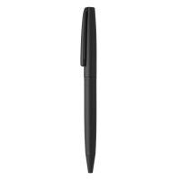 ZETA, metal ball pen with paper sleeve, black