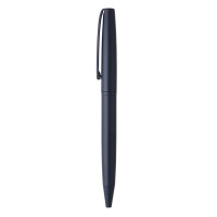 ZETA, metal ball pen with paper sleeve, blue