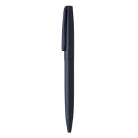 ZETA, metal ball pen with paper sleeve, blue
