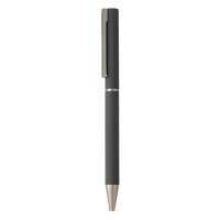 VEGA, metal ball pen with paper sleeve, dark gray