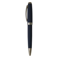 BERTA SOFT, metal ball pen in a gift box blue