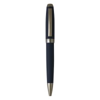 BERTA SOFT, metal ball pen in a gift box blue
