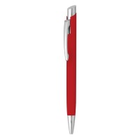 HARMONY SOFT, metal ball pen in metal gift tube, red