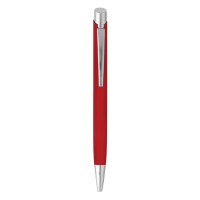 HARMONY SOFT, metal ball pen in metal gift tube, red