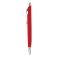 HARMONY SOFT, metal ball pen in metal gift tube, red