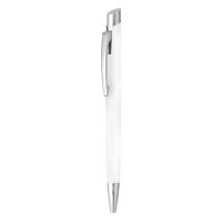 HARMONY SOFT, metal ball pen in metal gift tube, white