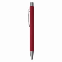 INK, metal ball pen and roller pen set red