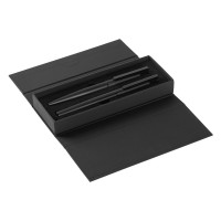 HELIA, metal ball pen and roller pen set, black
