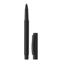 TITANIUM JET BLACK SET, metal ball pen and roller pen set, black