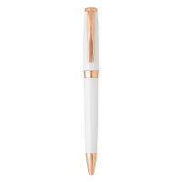 ARES, regent metal ball pen and roller pen set, white