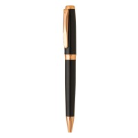 ARES, regent metal ball pen and roller pen set, gold rose