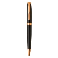 ARES, regent metal ball pen and roller pen set, gold rose