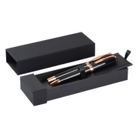 ARES, regent metal ball pen and roller pen set, gold rose