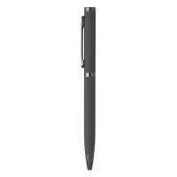 AMBASADOR, metal ball pen with paper sleeve, gray