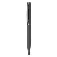AMBASADOR, metal ball pen with paper sleeve, gray
