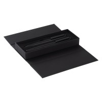 OTTO, metal ball pen and roller pen set black