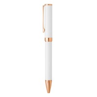 SFINGA, metal ball pen in a gift box, white