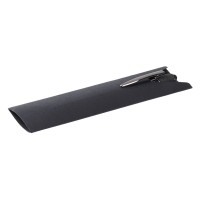 BOLD, metal "touch" ball pen with paper sleeve, dark gray