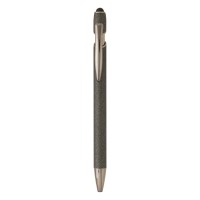 BOLD, metal "touch" ball pen with paper sleeve, dark gray