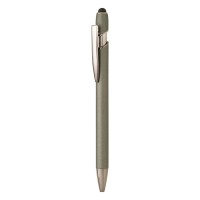 BOLD, metal "touch" ball pen with paper sleeve, gray