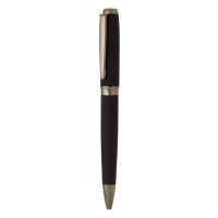 ARES SOFT, metal ball pen in a paper tube, black