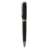 ARES SOFT, metal ball pen in a paper tube, black