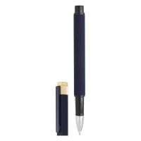 PRISMA, metal ball pen and roller pen set blue