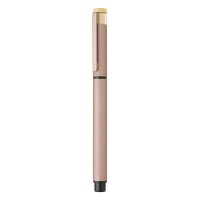 PRISMA, metal ball pen and roller pen set gold rose