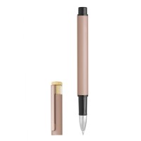 PRISMA, metal ball pen and roller pen set gold rose