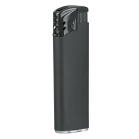TURBO SOFT, turbo flame electronic lighter, dark gray
