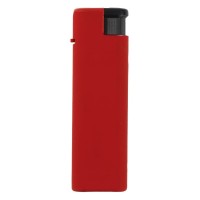 IGNIS SOFT, jet flame electronic lighter in metal case, red