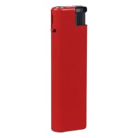 IGNIS SOFT, jet flame electronic lighter in metal case, red