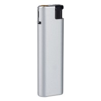 IGNIS SOFT, jet flame electronic lighter in metal case, silver