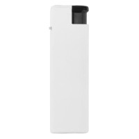 IGNIS SOFT, jet flame electronic lighter in metal case, white