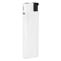IGNIS SOFT, jet flame electronic lighter in metal case, white