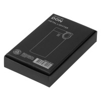 DON, jet flame metal lighter, metallic black