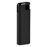 MAGMA SOFT, turbo flame electronic lighter in metal case, metallic black