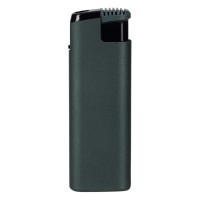MAGMA SOFT, turbo flame electronic lighter in metal case, metallic green