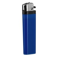 DOMINO, flint lighter, disposable, blue