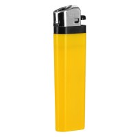 DOMINO, flint lighter, disposable, yellow