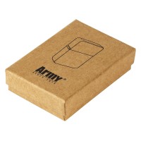 ARMY 100, flint metal lighter, black