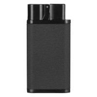FLICKER, jet flame metal lighter, black
