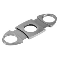 LANCET, metal cigar cutter, silver
