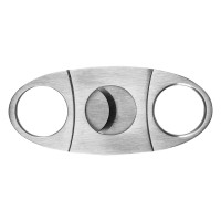 LANCET, metal cigar cutter, silver