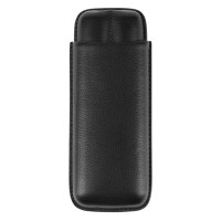 FIDEL, genuine leather cigar case black